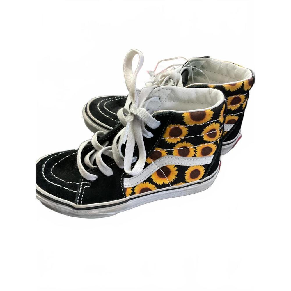Vans High-Top Sneakers with Sunflower Print kids 12.5 - Picture 2 of 7